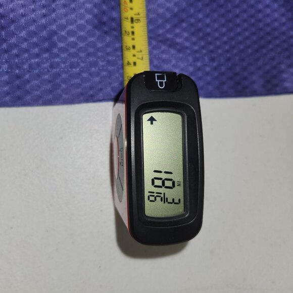 Monterey Club Womens L 12/14  Textured Blue Pull-On Skort  Zipper Pockets 2421 - Picture 8 of 9